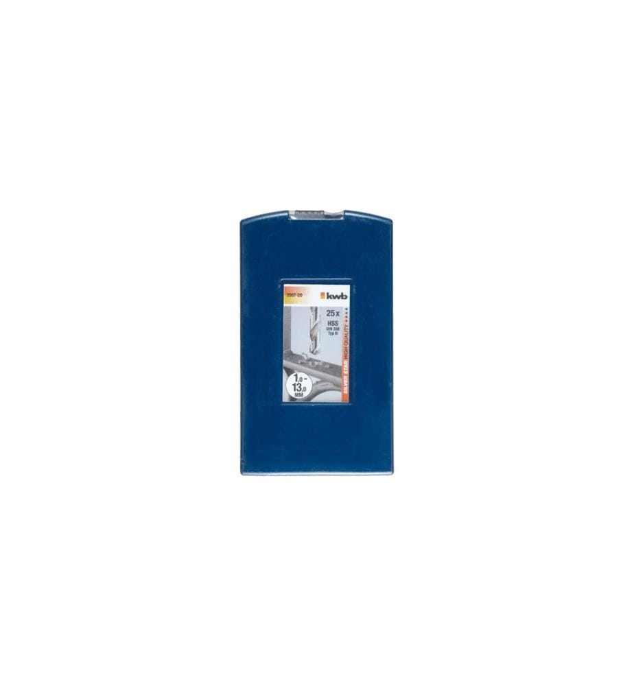 KWB - Bohrer-Set Silver Star HSS 1-13 mm 25-teilig