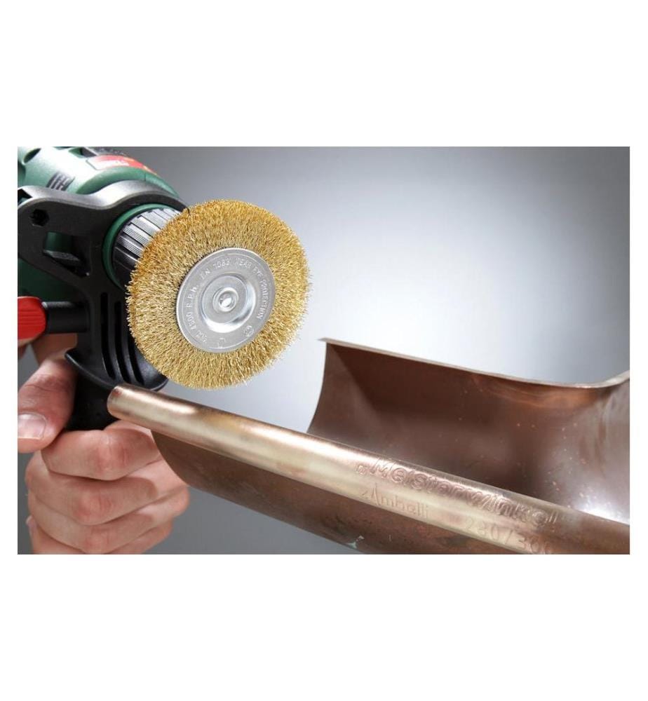 KWB - Kits de brosses circulaires 75 mm Laiton, fin