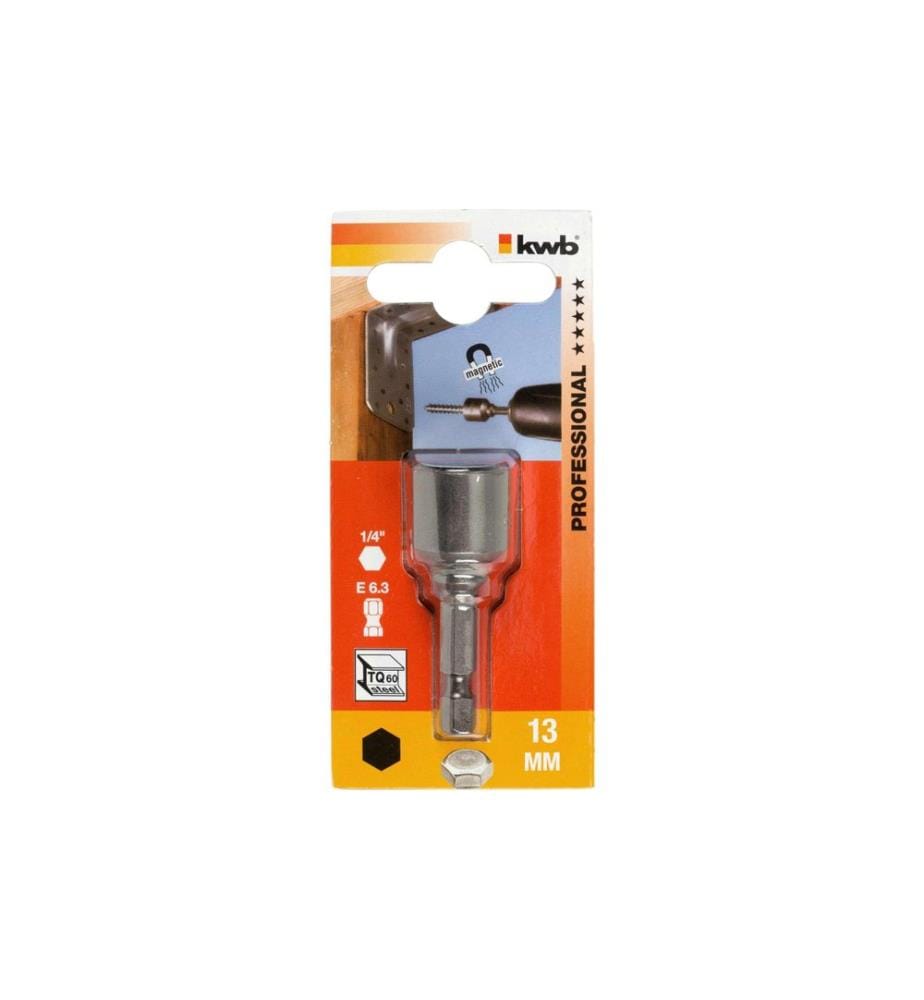 KWB - Steckschlüssel 13 mm, E6.3 Magnet