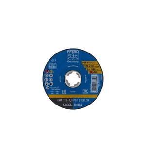 Pferd - Trennscheibe EHT 125 x 1.0 mm X-LOCK gerade