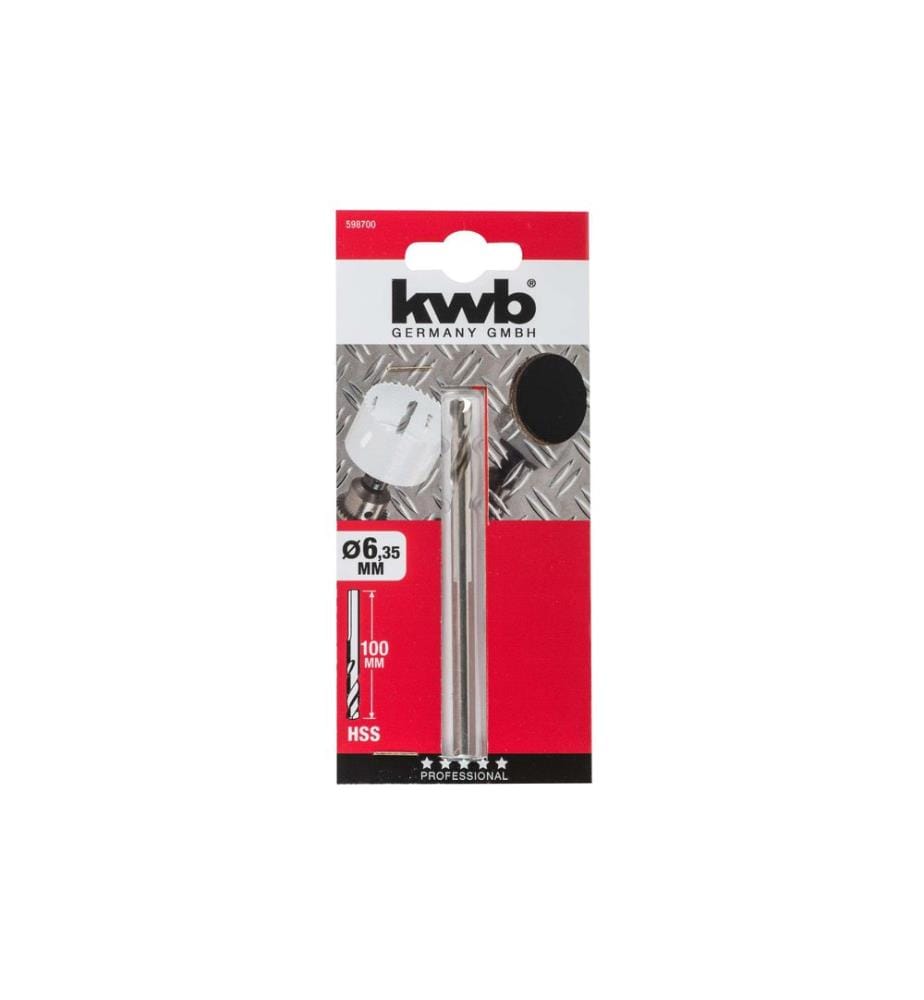 KWB - Zentrierbohrer HSS 6.35 mm