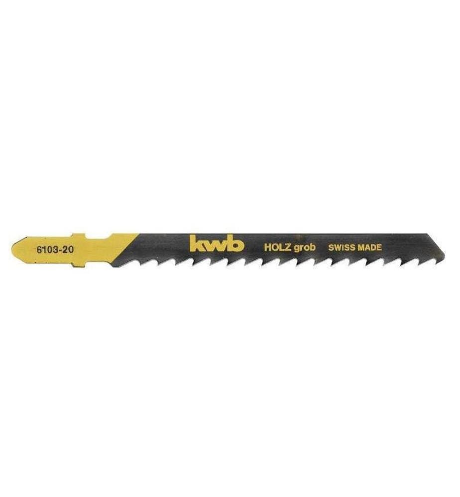 KWB - Jeux de lames de scie sauteuse Jigger G/S20 bois