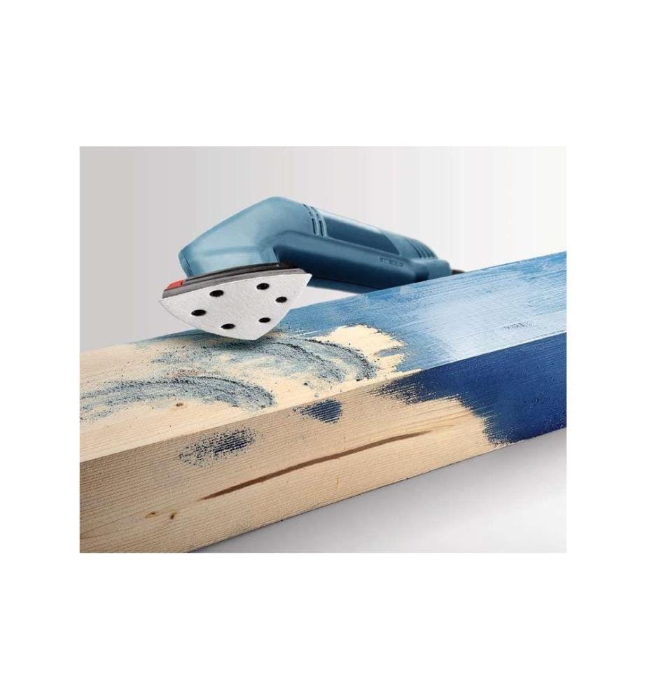 KWB - Feuilles abrasives triangulaires avec bande auto-agrippante K80