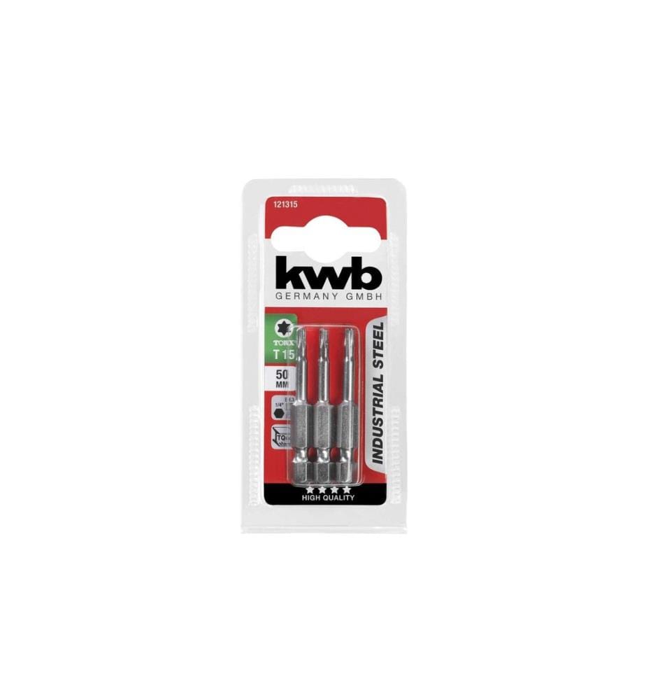 KWB - Bit-Set 50 mm Torx 15 SB 3-teilig