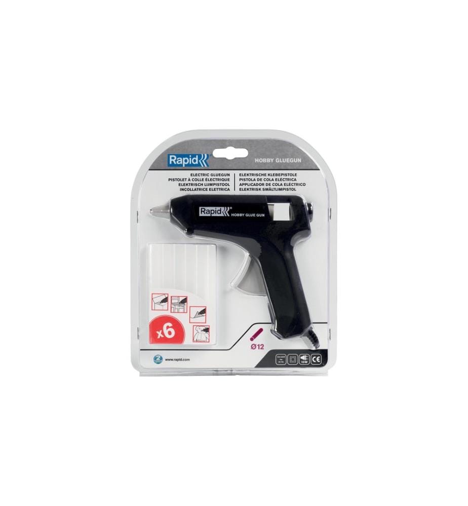 Rapid - Pistolet à colle Hobby 12 mm