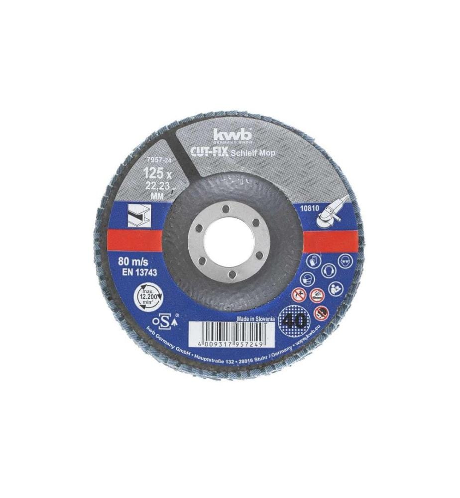 KWB - Disque abrasif Métal 125 mm K40