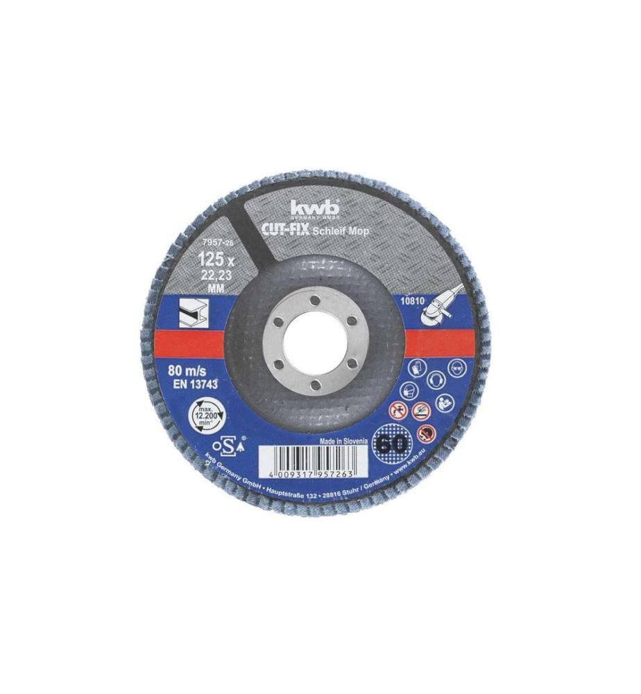 KWB - Disque abrasif Métal 125 mm K60