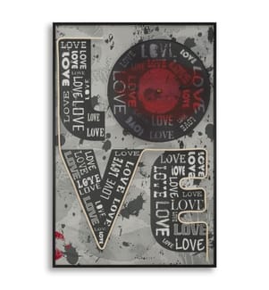 LED canvas art - Multicolore