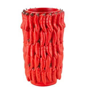 Vase Chili Ø 20 x 34 cm - Rot