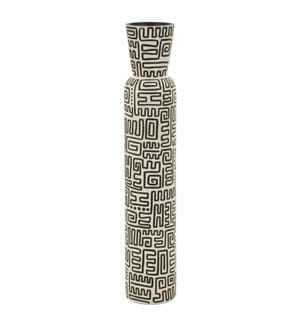 Vase Nairobi - Weiss und Schwarz