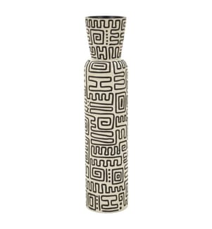 Vase Nairobi - Weiss/Schwarz