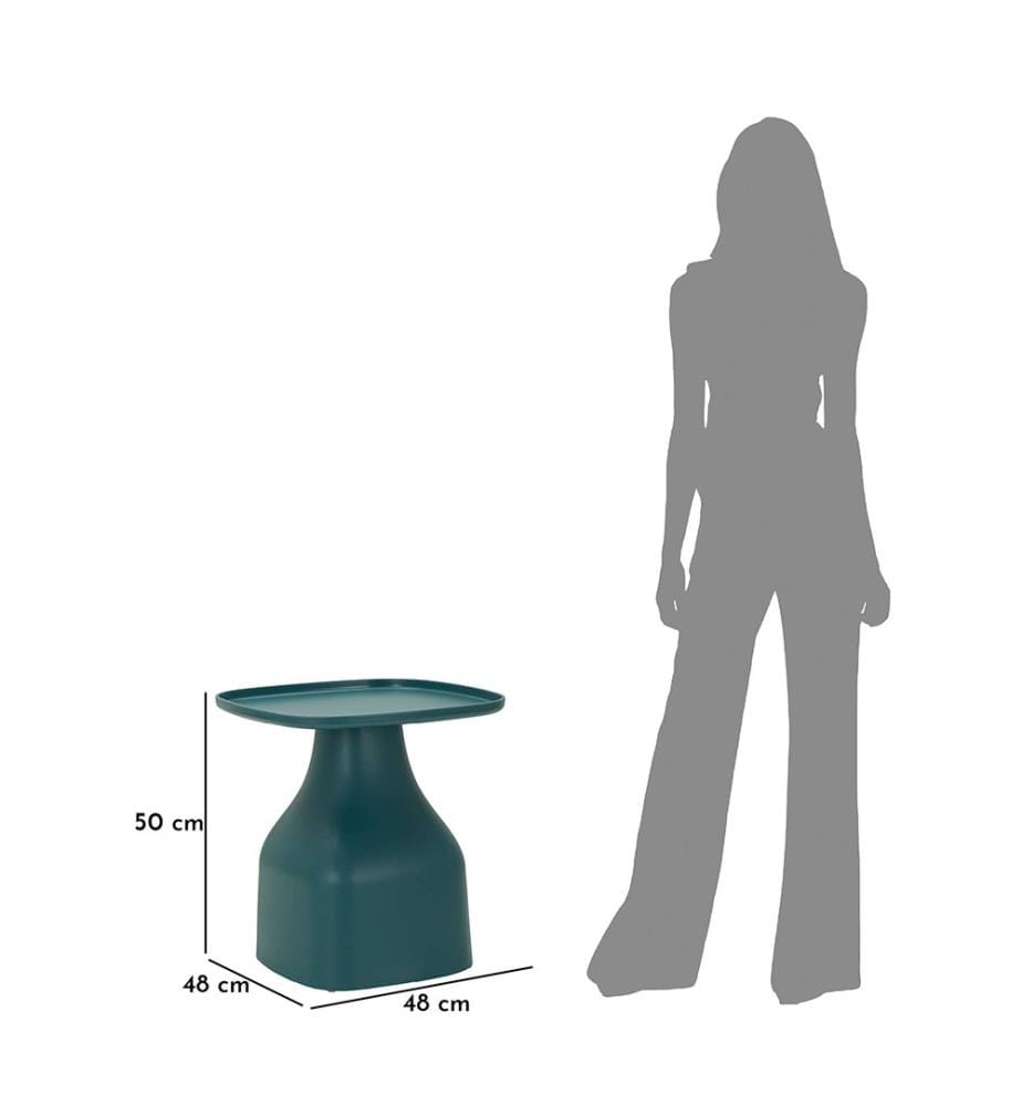 Table basse 48 x 48 x 50 cm - Bleu