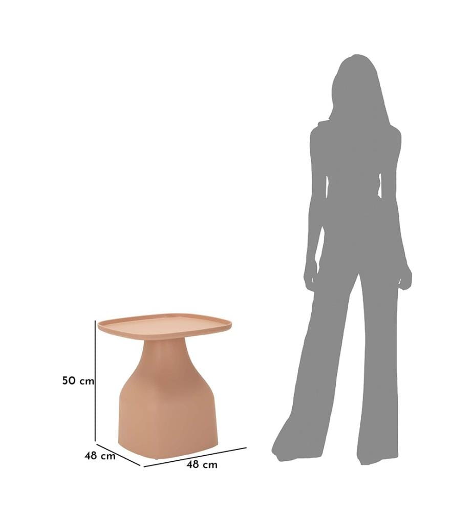 Couchtisch 48 x 48 x 50 cm - Rosa