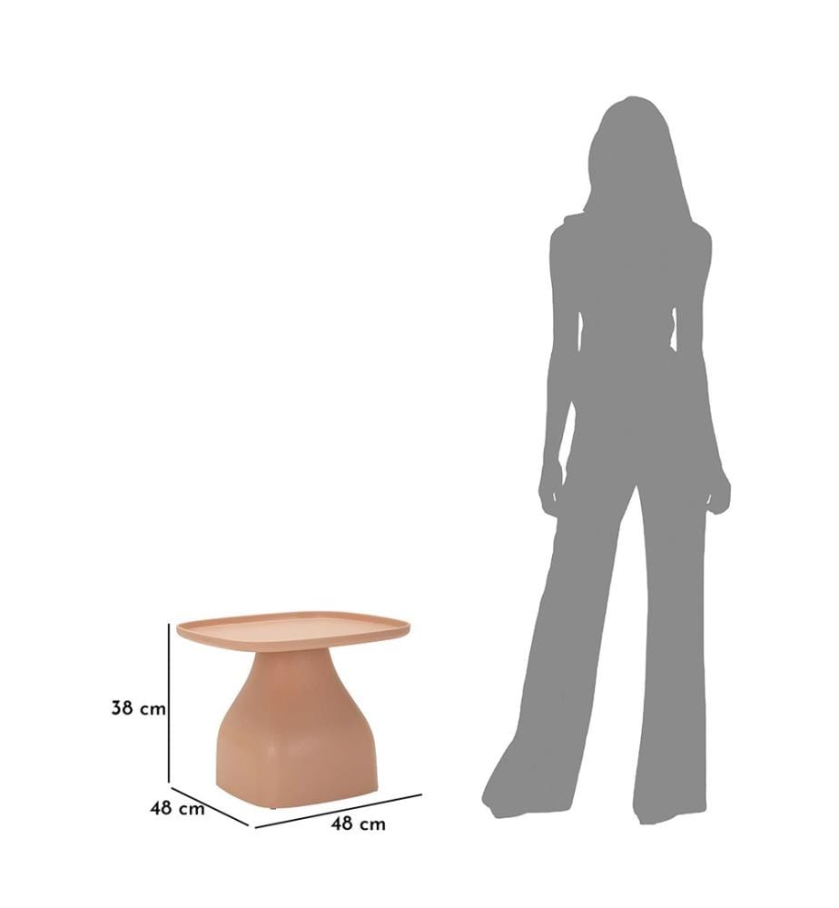 Table basse 48 x 48 x 38 cm - Rose