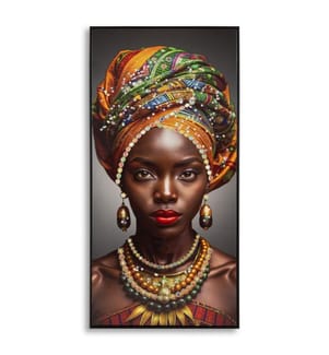 Decorative canvas print Maya - Multicolor