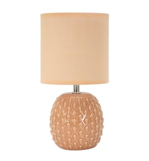 Tischlampe Ø 14 x 27 cm - Pfirsich