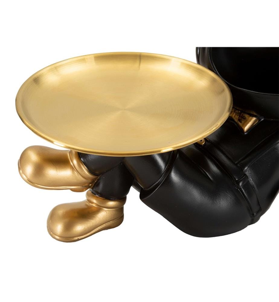 Decorative Object 27 x 17 x 18,5 cm - Black & Gold