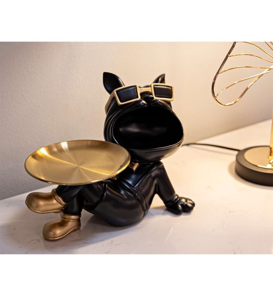 Decorative Object 27 x 17 x 18,5 cm - Black & Gold
