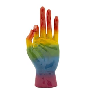 Rainbow Hand Ok cm 16x10,5x36 - Multicolor