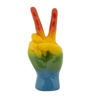 Rainbow Hand Win cm 16x13x36,5 - Multicolor