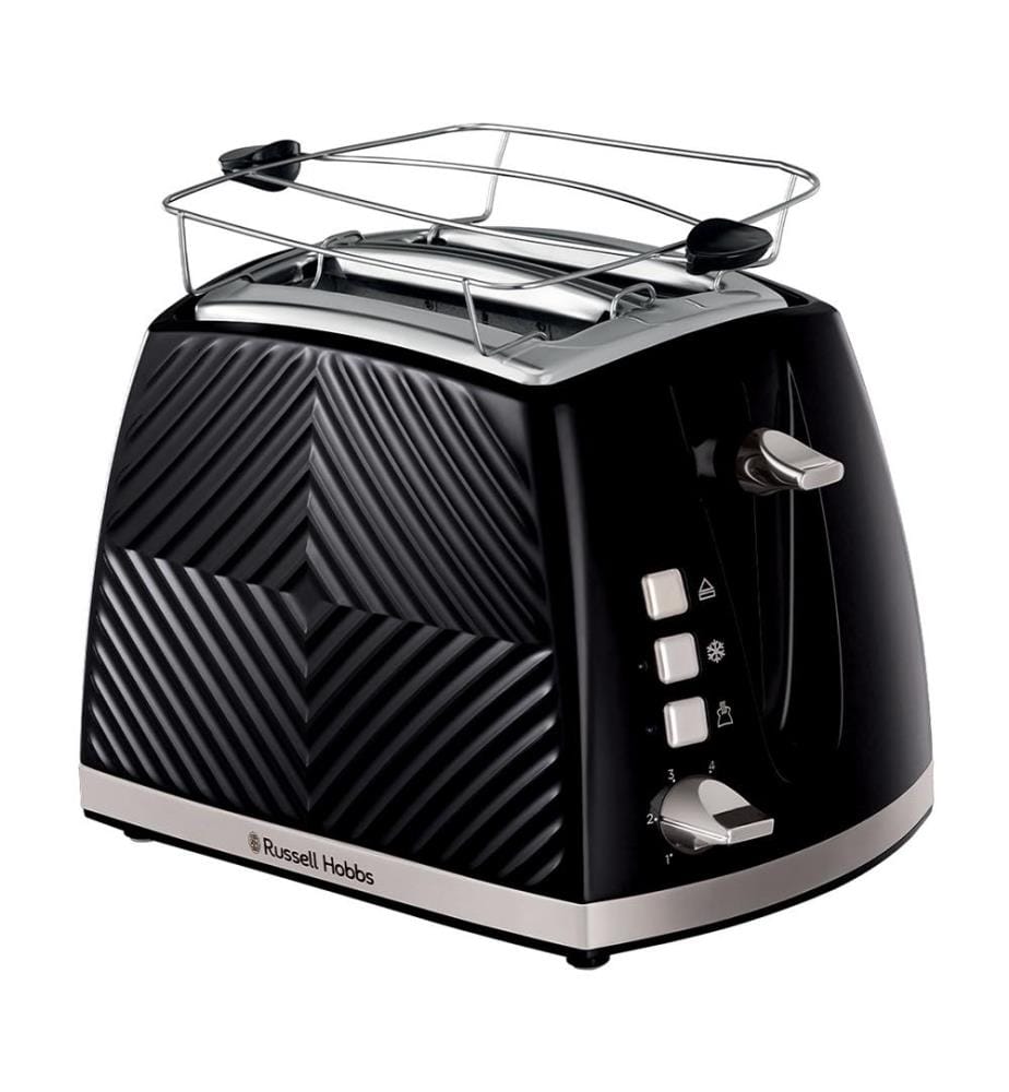 Grille-Pain Groove 2 Fentes 850 W - Noir