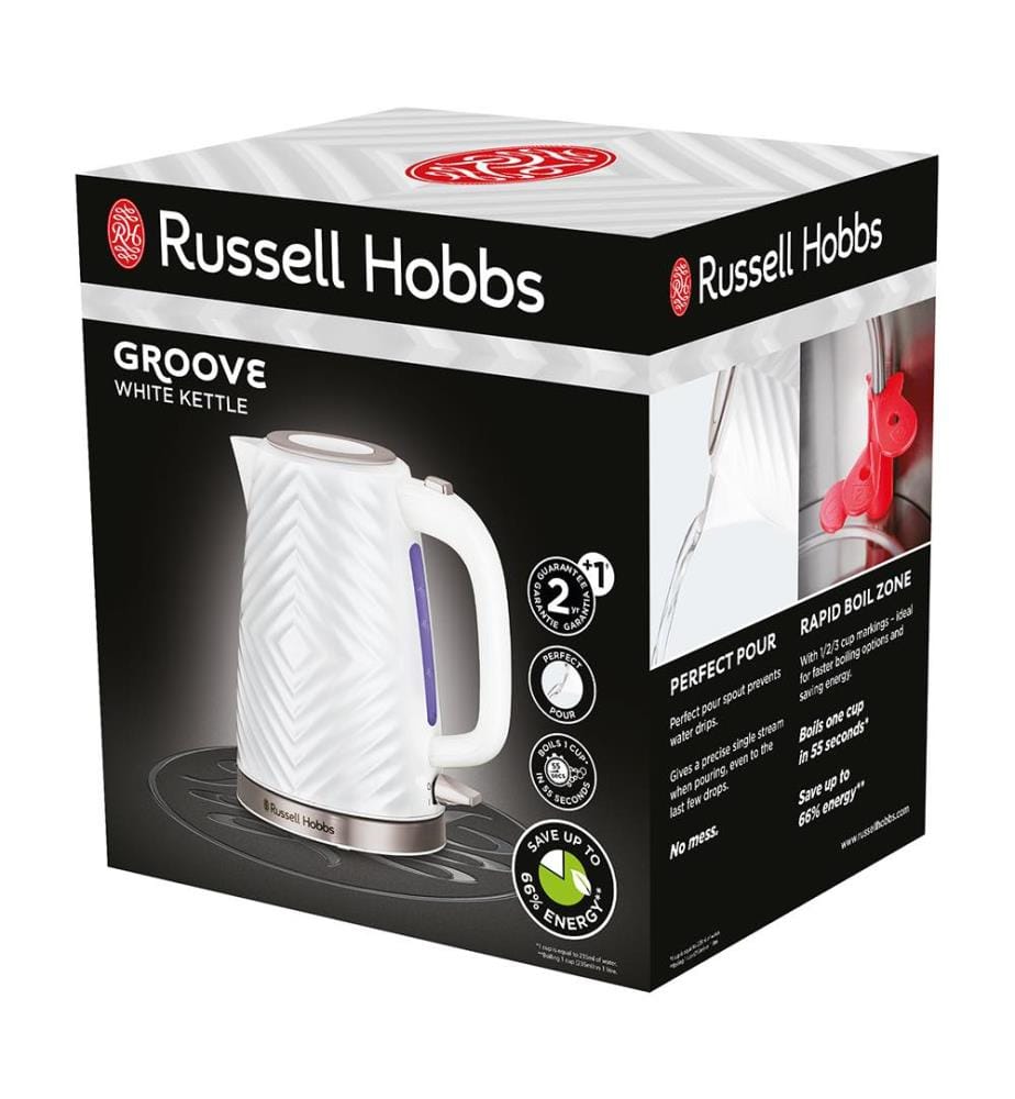 Bollitore Groove - 1,7 L - Bianco