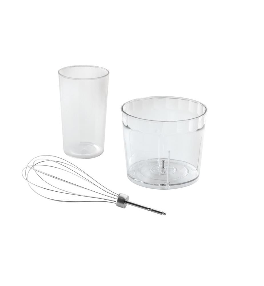 Frullatore a immersione Desire 3 in 1 - Nero e trasparente