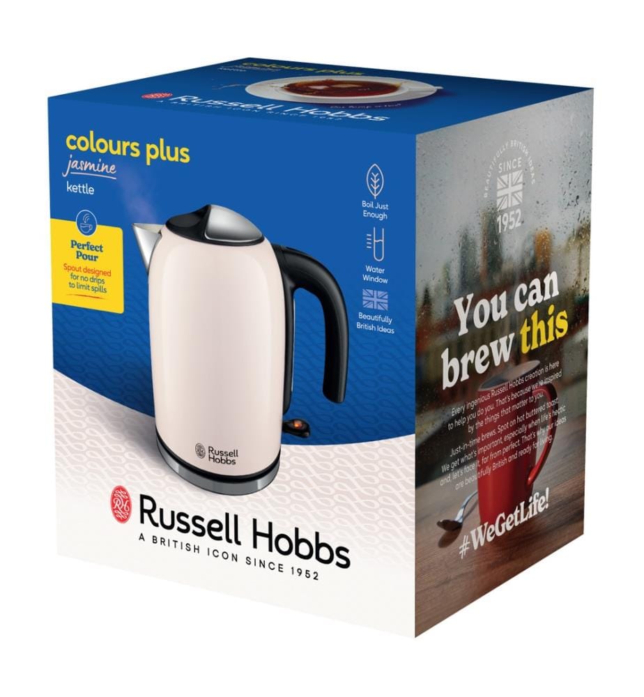 Bollitore Colours Plus Jasmine 1,7 L - Beige
