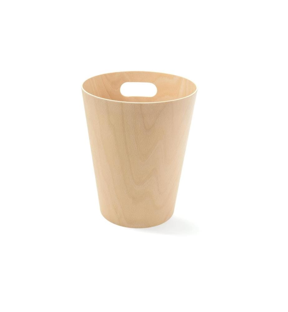 UMBRA - Papierkorb Woodrow 7.5 l, Natur