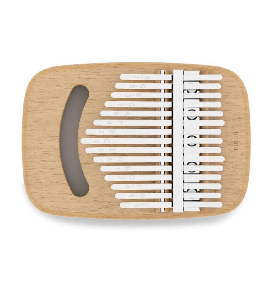 UMBRA - Piano électrique Strumba kalimba 16 x 11 cm, bois de hêtre/métal