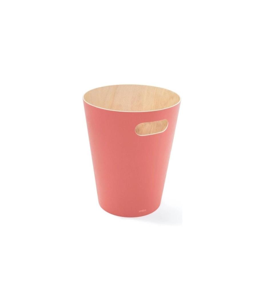 UMBRA - Corbeille à papier Woodrow 7.5 l, Rouge