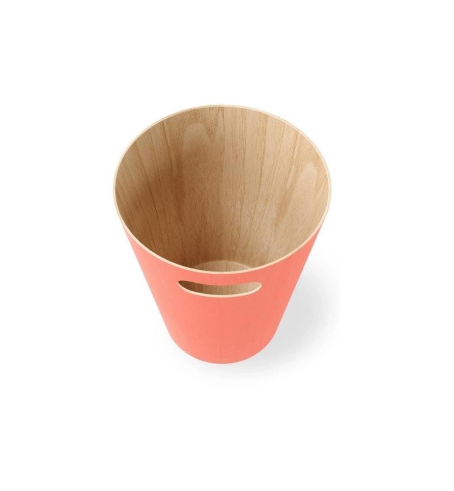 UMBRA - Corbeille à papier Woodrow 7.5 l, Rouge