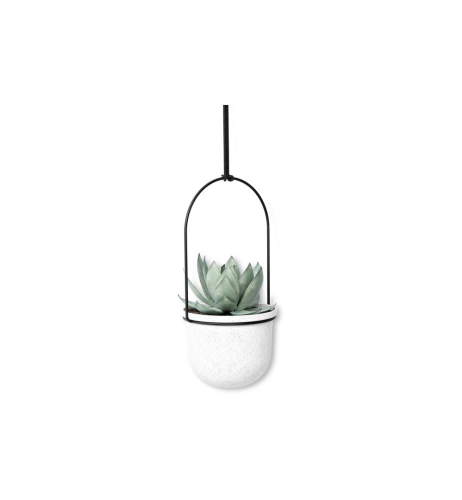 UMBRA - Pot de fleur Triflora Lot de 5, 137 x 94 cm, blanc/noir