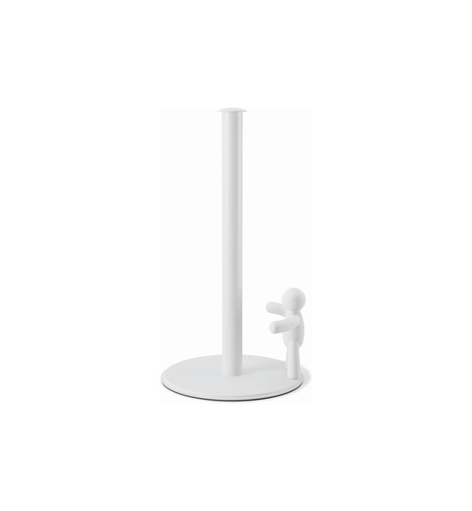UMBRA - Porte-rouleau essuie-tout Buddy Blanc