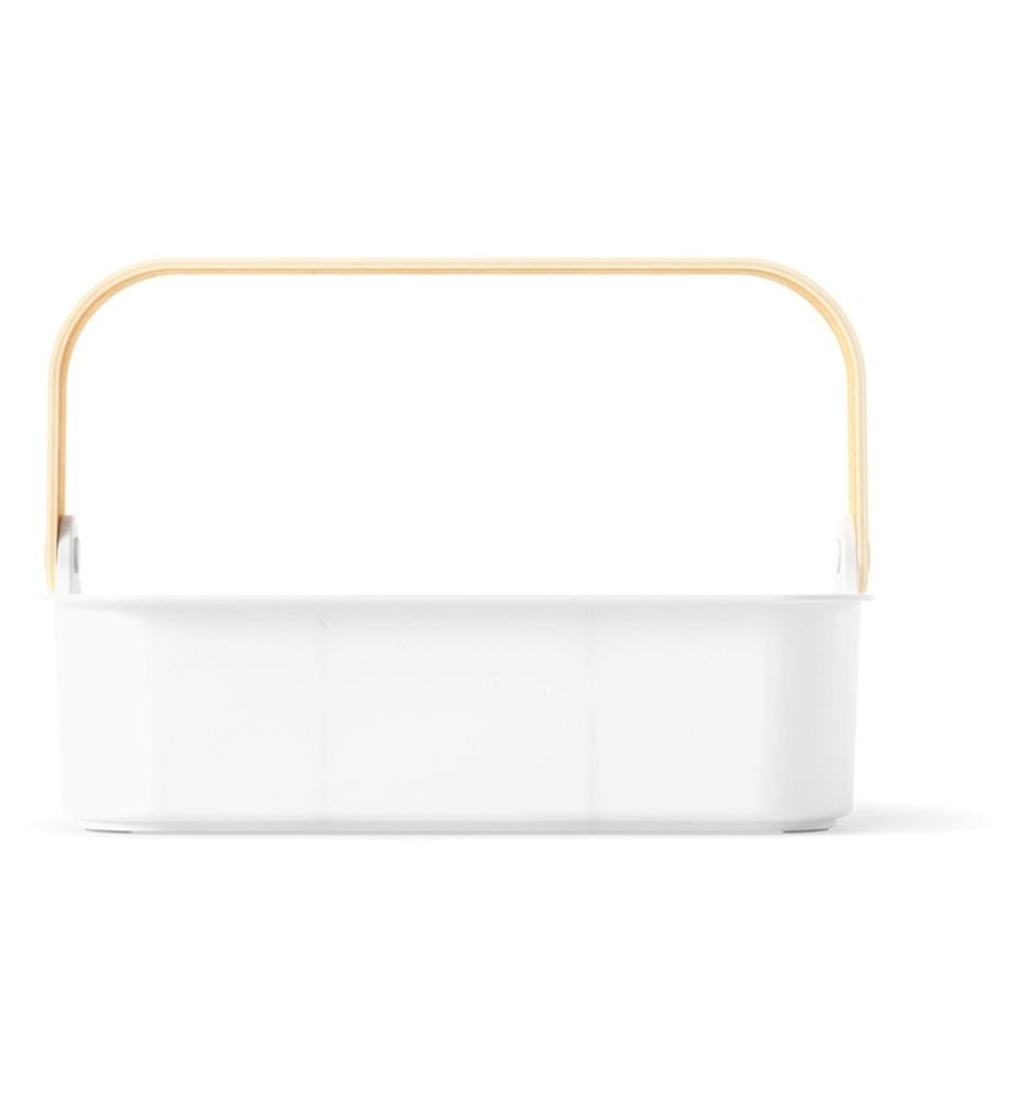 UMBRA - Aufbewahrungsbox Bellwood 35 x 13 cm, Nature/Weiss