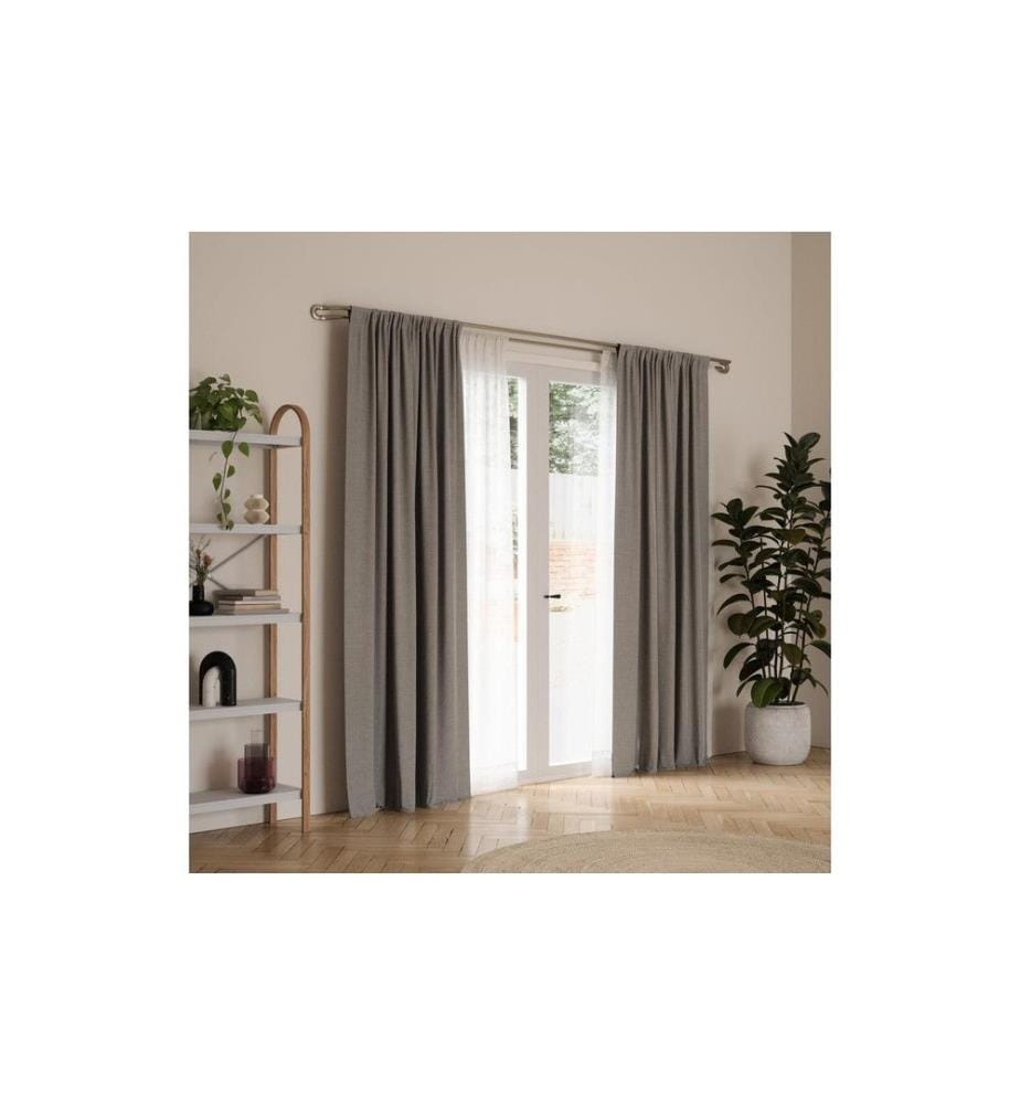 UMBRA - Vorhangstange Midnight 107-305 cm, Edelstahl
