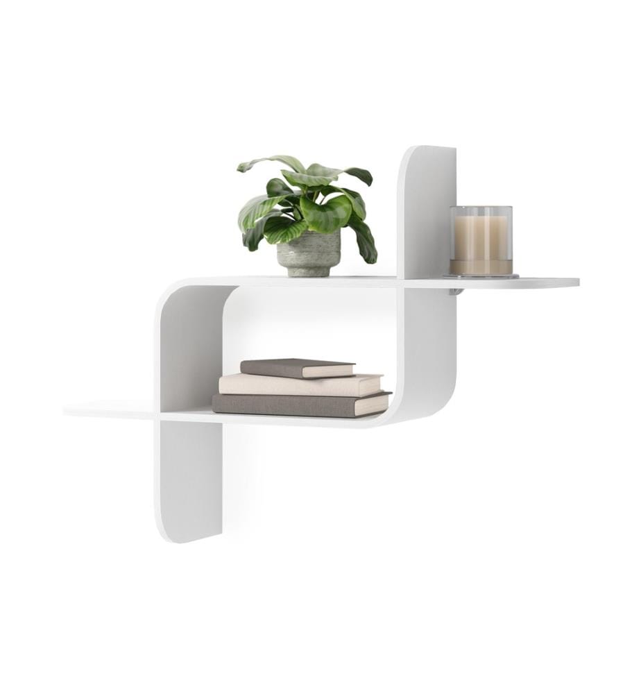 UMBRA - Wandregal Montage 62 x 15 x 47 cm, Weiss