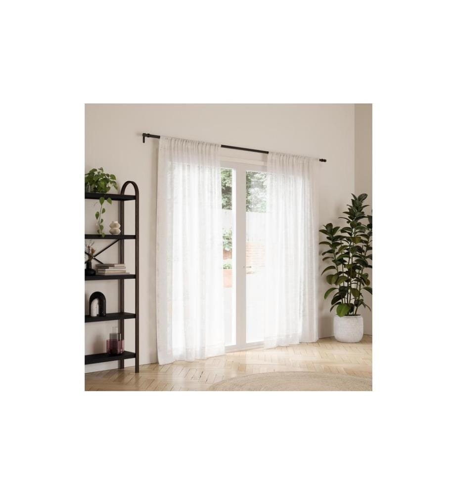 UMBRA - Vorhangstange Cappa 92-168 cm, Schwarz