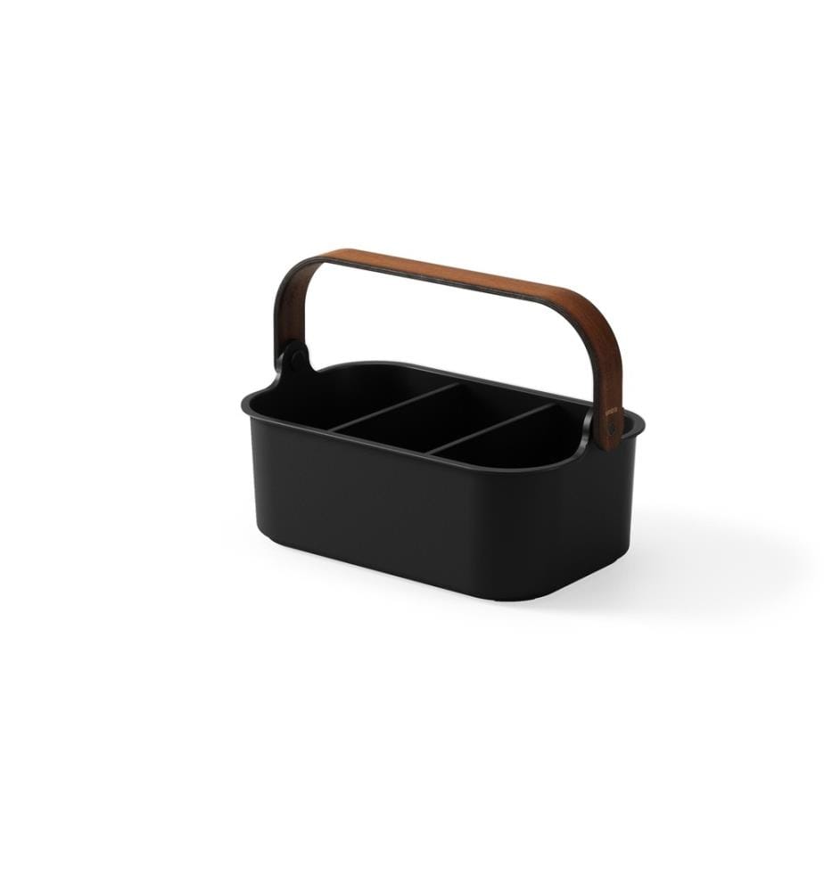 UMBRA - Aufbewahrungsbox Bellwood 28 x 17 x 13 cm, Braun/Schwarz