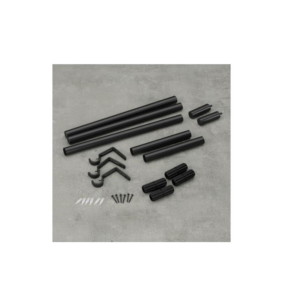 UMBRA - Vorhangstange Zen 81 - 163 cm, Schwarz