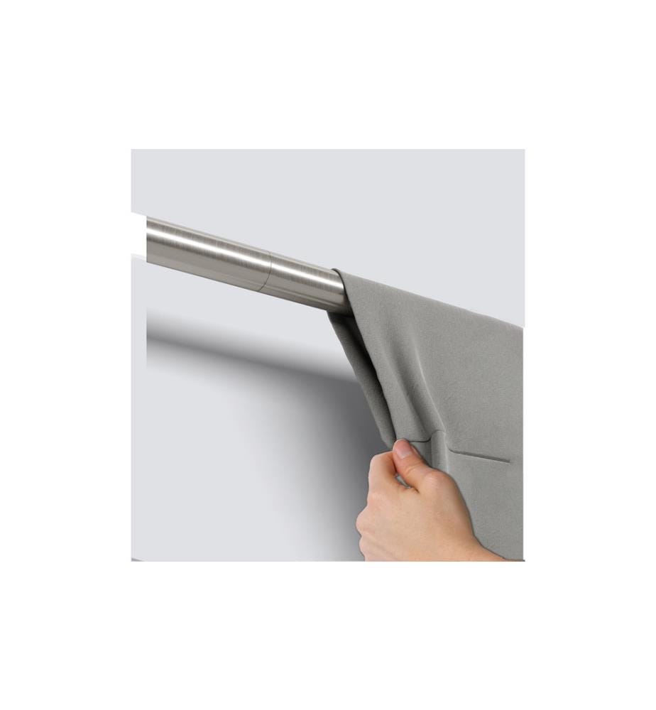 UMBRA - Tringle de rideau Zen 81 - 163 cm, argent