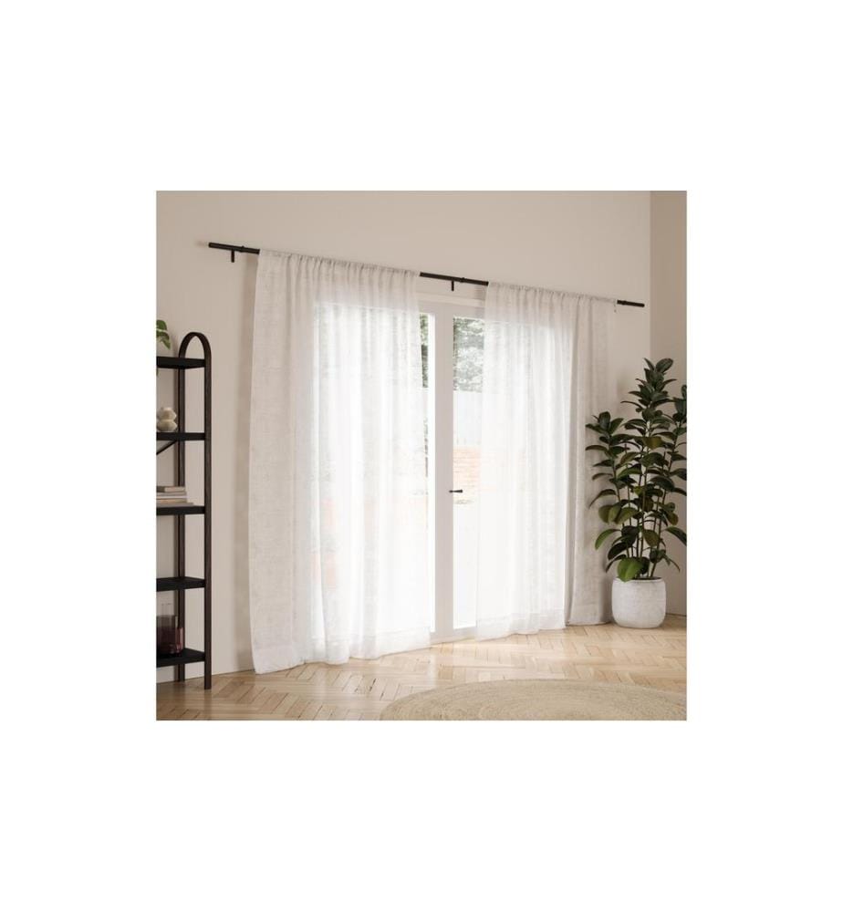 UMBRA - Vorhangstange Zen 163 - 325 cm, Schwarz