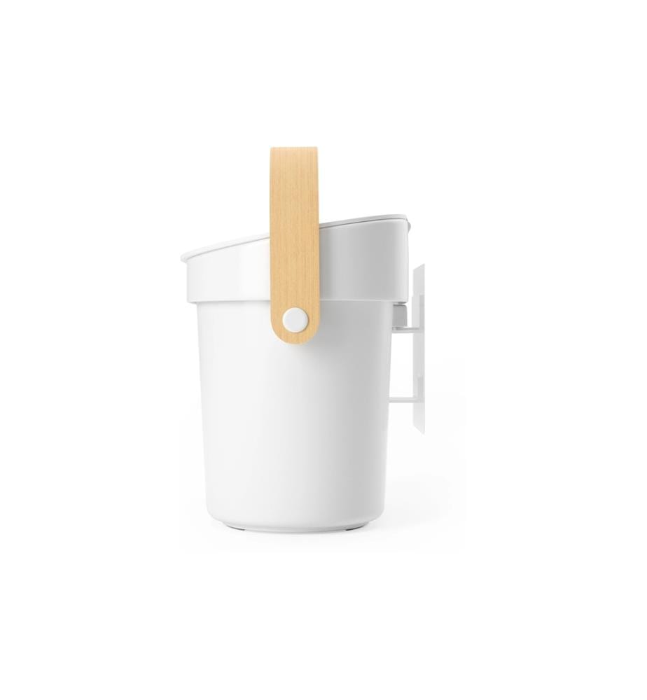 UMBRA - Komposteimer Bellwood 4 l, Nature/Weiss