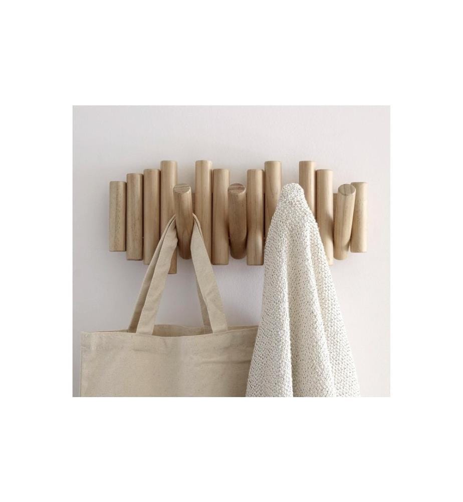 UMBRA - Wandgarderobe Picket 38 cm, Nature