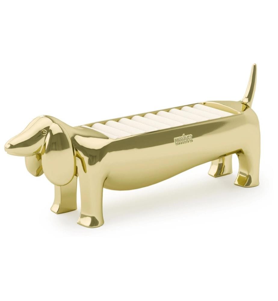 Umbra Porte-anneaux Dachsie, Or