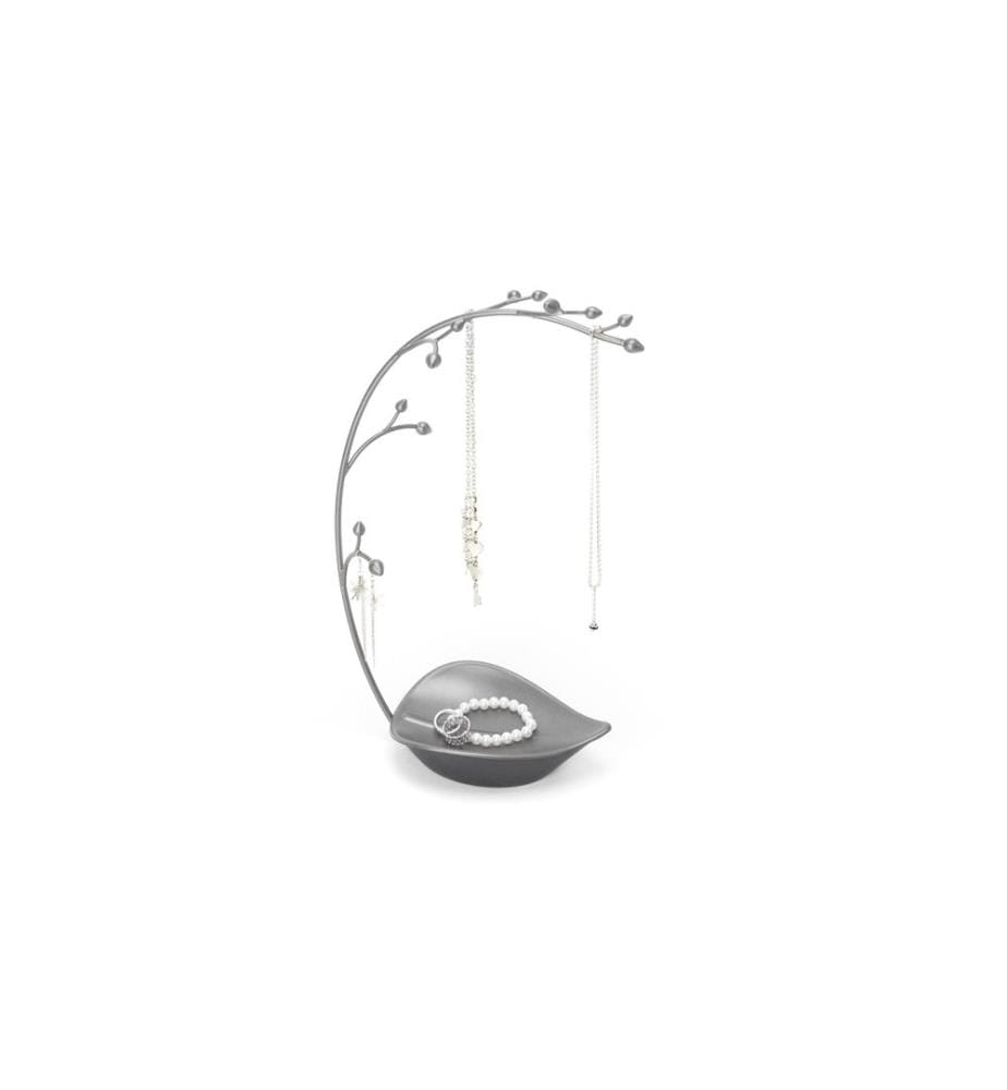 Porte-bijoux Umbra Orchid en métal, Gris