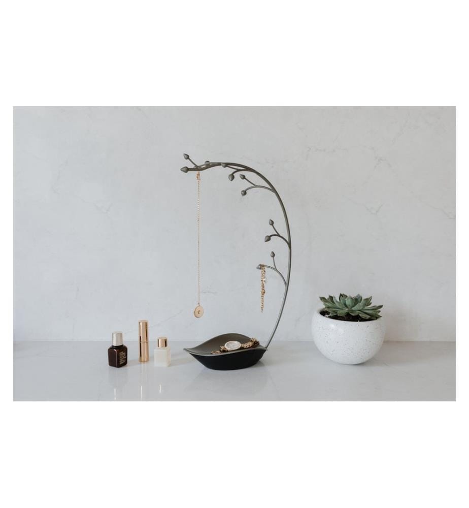 Porte-bijoux Umbra Orchid en métal, Gris