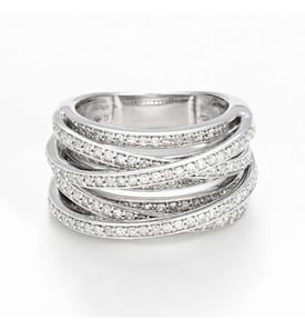 Ring New Candides Entrelacs - Weissgold
