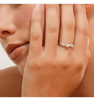 Ring Eclat Joli - Weissgold 375/1000