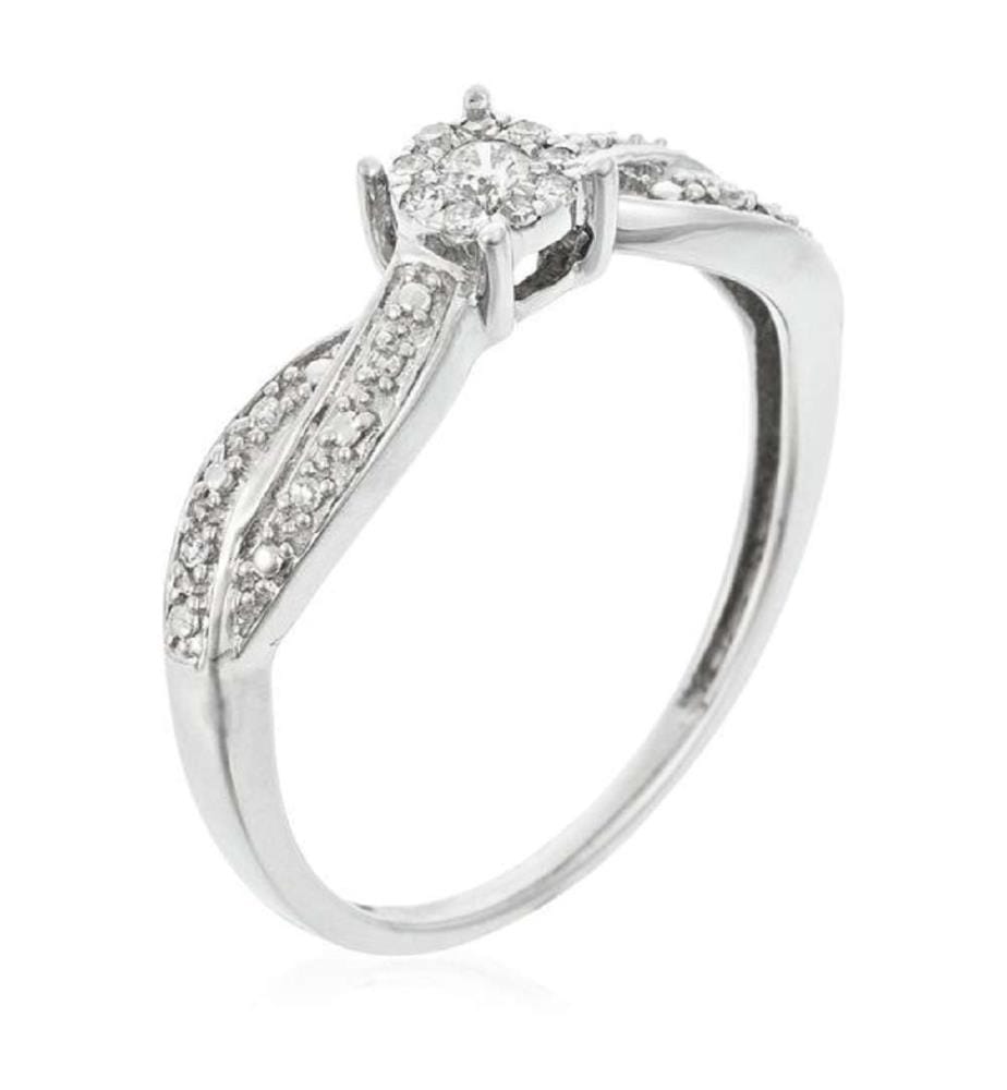 Ring Eclat Joli - Weissgold 375/1000